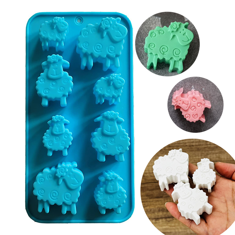 Soap Making Equipment For Beginners - 비누 만들기위한 양 실리콘 몰드 만화