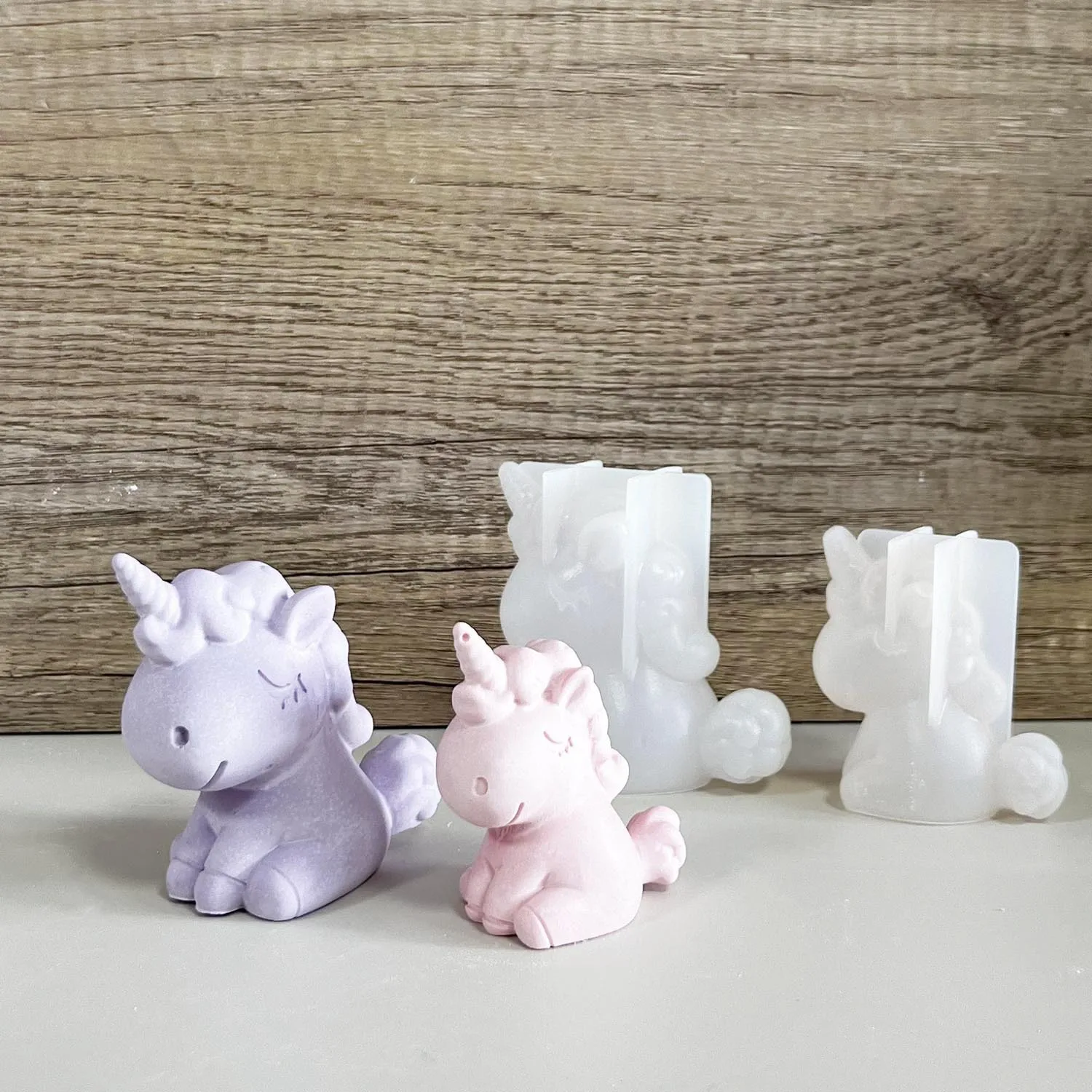 Soap Making Organic - 3D 기하학 실리콘 유니콘 고양이 사슴