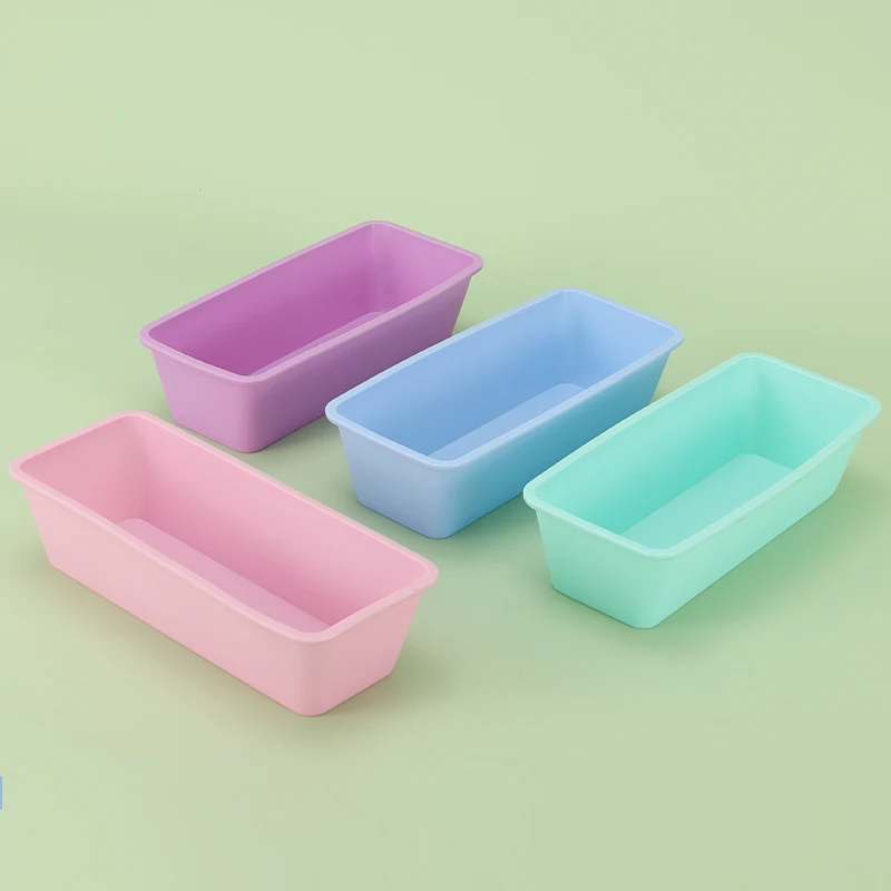Soap Making Organic - 직사각형 비누 몰드 실리콘 베이킹 몰드