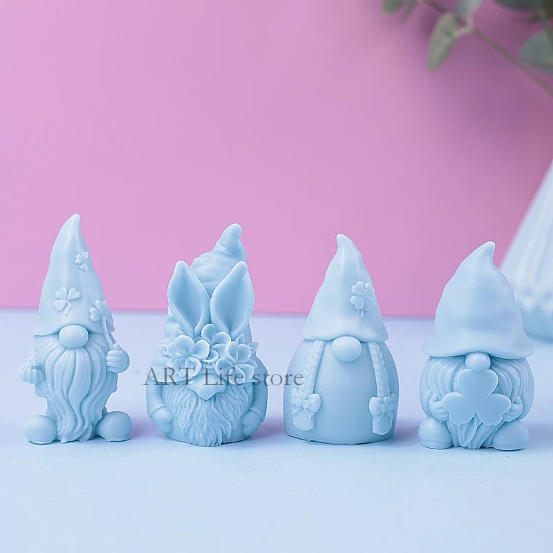 크리스마스 난쟁이 실리콘 양초 금형 3d 산타 클로스  - Soap Making Home 리뷰 및 가격
