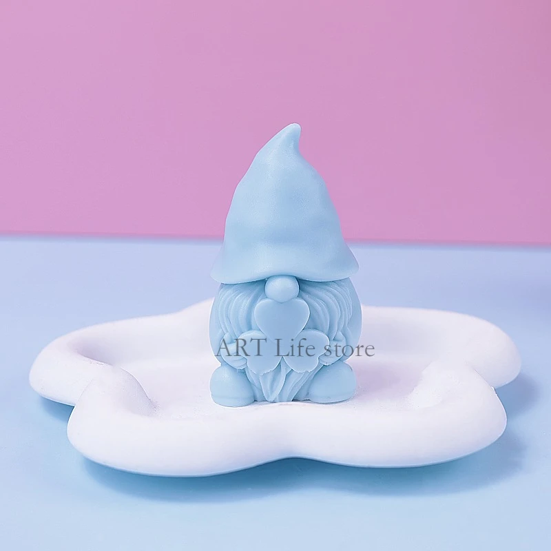 크리스마스 난쟁이 실리콘 양초 금형 3d 산타 클로스  - Soap Making Home 리뷰 및 가격