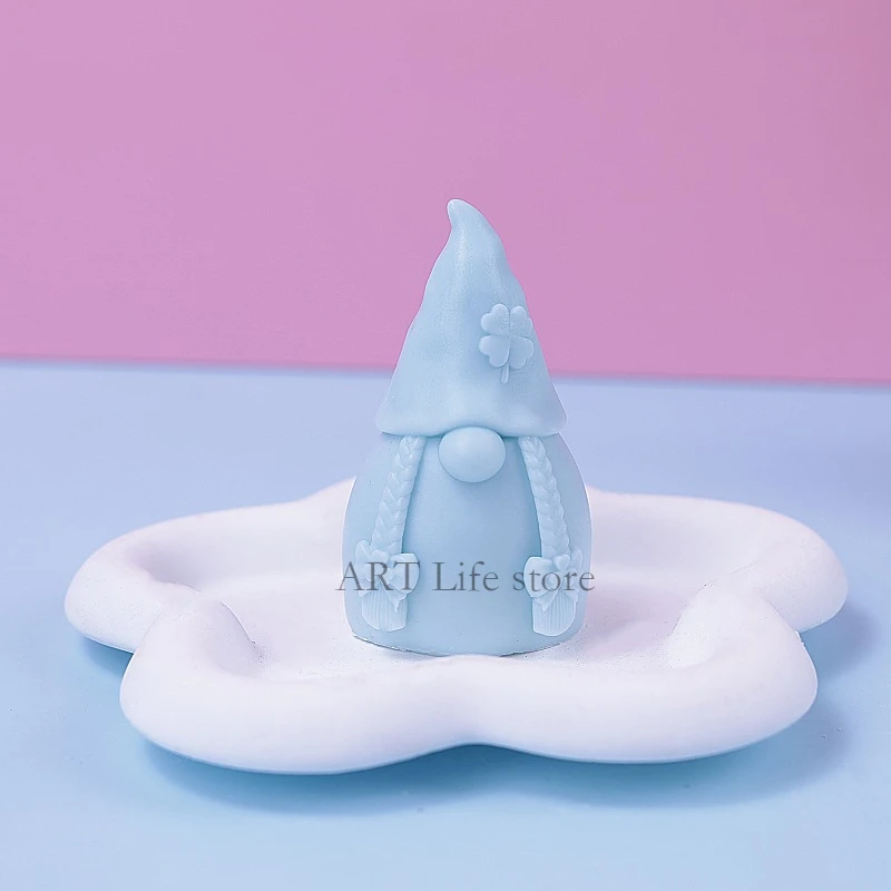 크리스마스 난쟁이 실리콘 양초 금형 3d 산타 클로스  - Soap Making Home 리뷰 및 가격