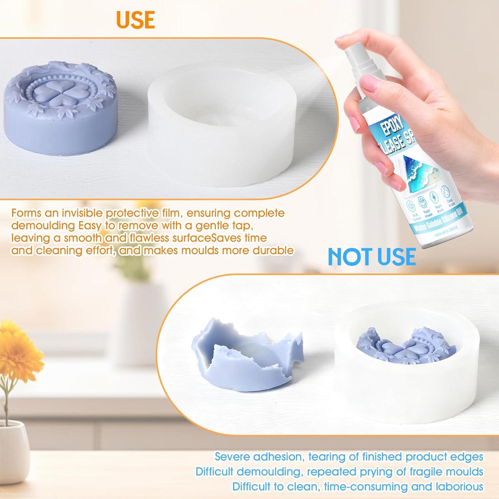 실리콘 이형 스프레이 에폭시 이형 스프레이 강력한 몰드 - Soap Making Home 리뷰 및 가격