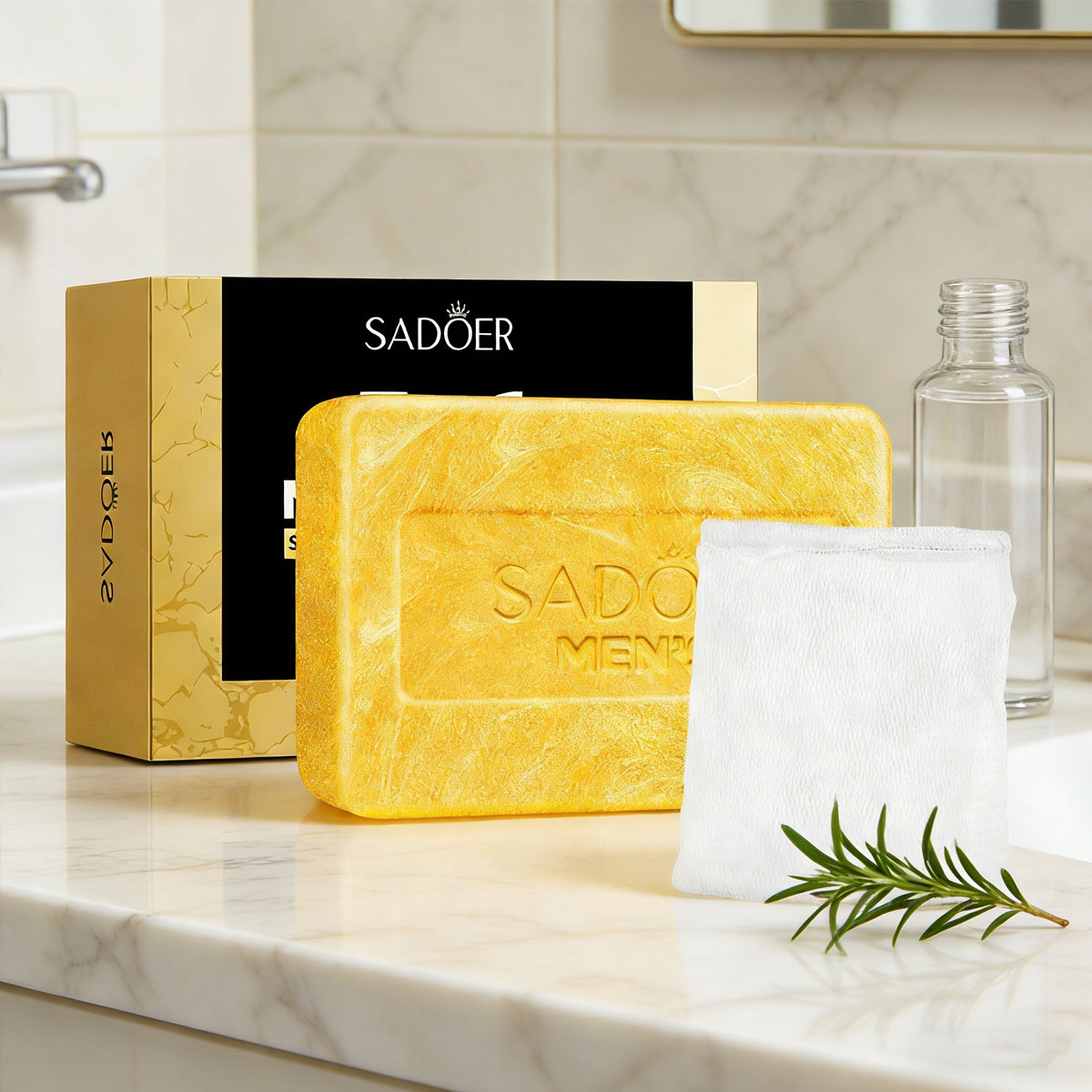 럭셔리 남성용 3-in-1 골든 클렌징 비누: 상쾌하고 - Soap Making Essential Oils 리뷰 및 가격