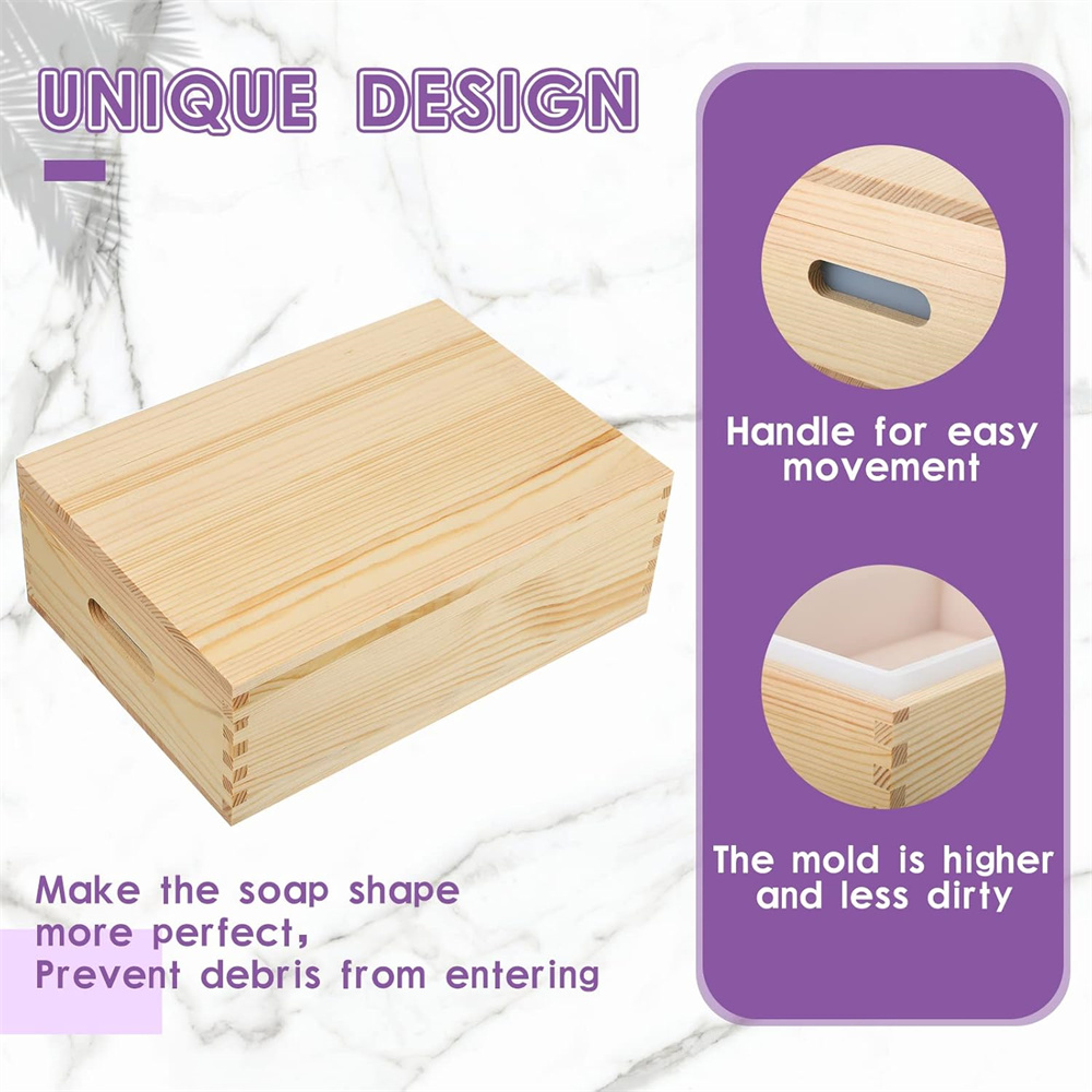 대형 비누 금형 직사각형 실리콘 라이너 금형 나무 상자 - Soap Making Equipment For Beginners 리뷰 및 가격