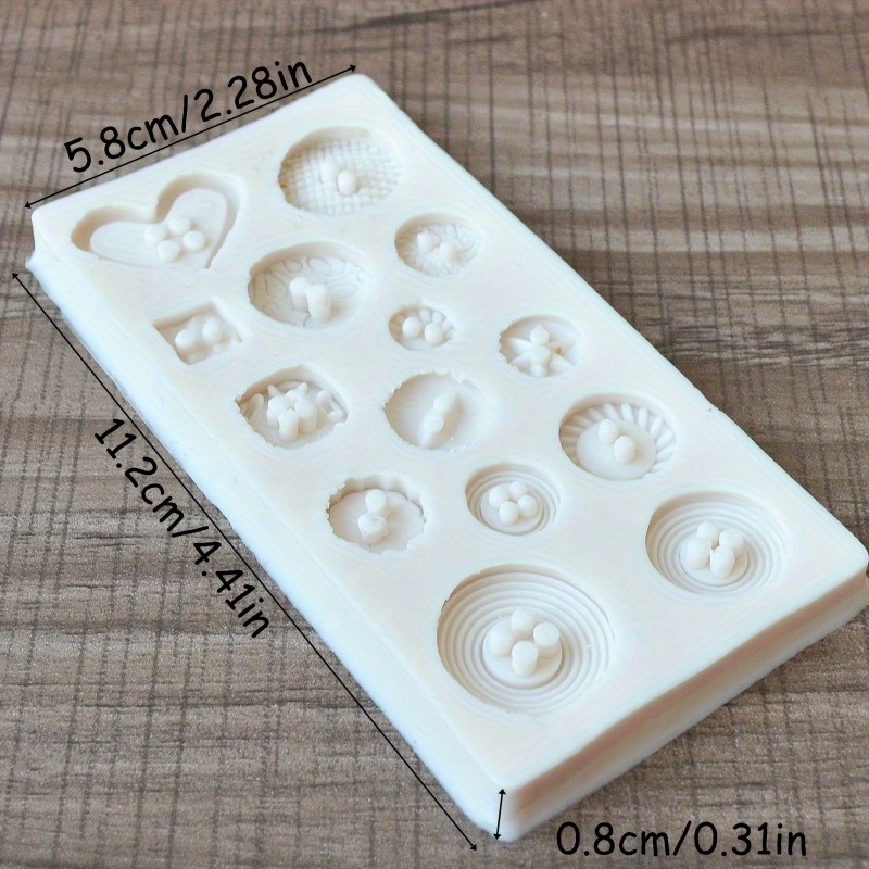 버튼 모양 실리콘 몰드 비누 및 양초 장식 도구용 실리 - Soap Making Organic 리뷰 및 가격