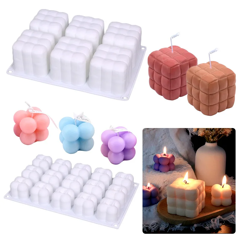 3D 버블 큐브 양초 실리콘 몰드 세트 DIY 꽃 구름 - Soap Making Kit Amazon 리뷰 및 가격