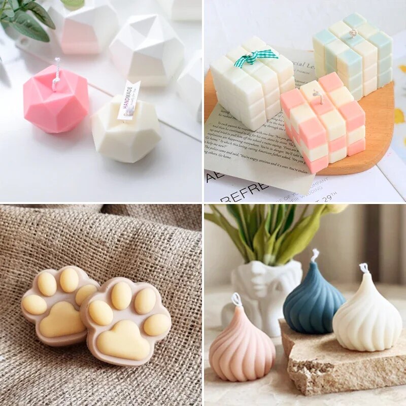 3D 버블 큐브 양초 실리콘 몰드 세트 DIY 꽃 구름 - Soap Making Kit Amazon 리뷰 및 가격