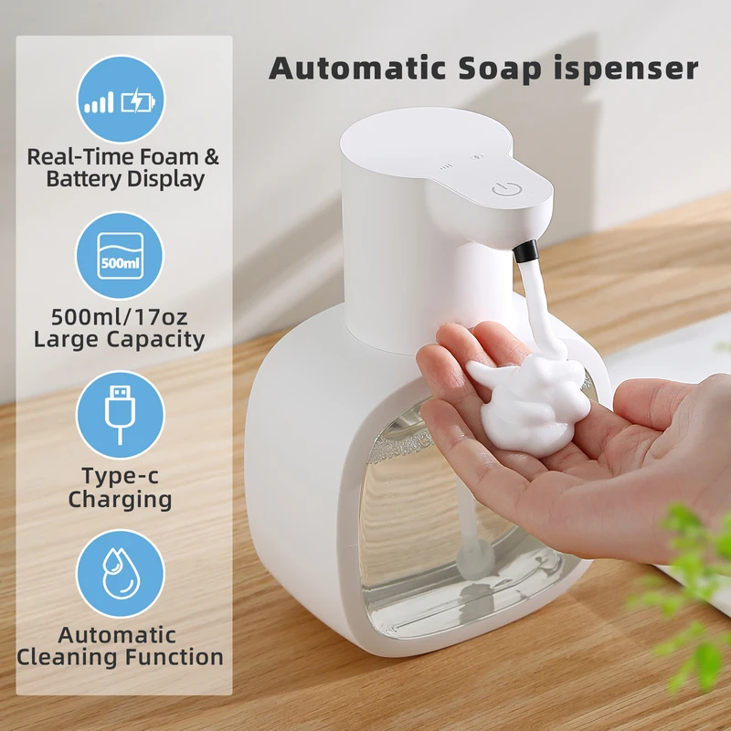 새로운 벽걸이형 자동 비누 디스펜서 폼 스마트 손세척기 - Soap Making Lab 리뷰 및 가격