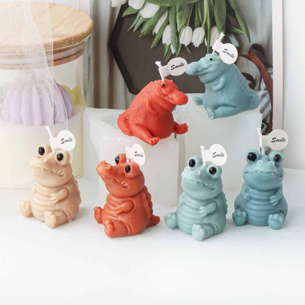 3D 귀여운 악어 양초 실리콘 몰드 사랑스러운 웃는 악 - Soap Making Home 리뷰 및 가격