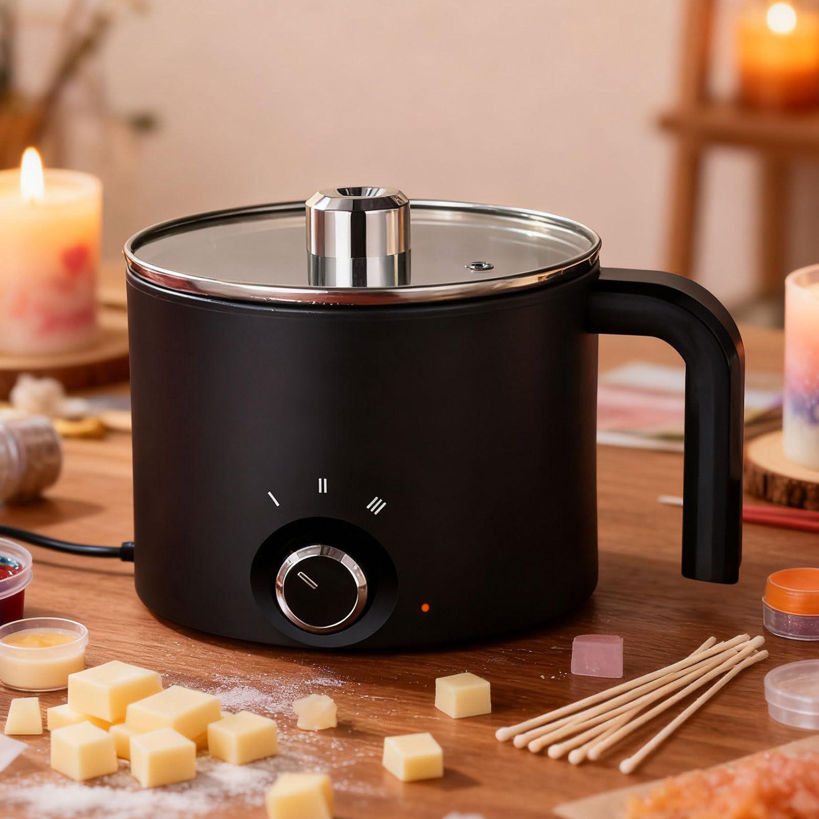 캔들 왁스 멜팅 포트 1.5L 대형 스테인리스 스틸 전 - Soap Making Home 리뷰 및 가격