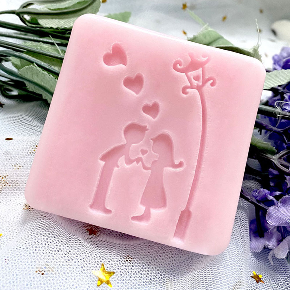 사랑 단어 발렌타인 데이 꽃 만화 패턴 비누 스탬프 수 - Soap Making Equipment For Beginners 리뷰 및 가격