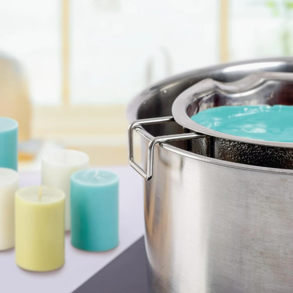 2Pcs 스테인레스 스틸 왁스 녹는 냄비 멀티 크기 촛 - Soap Making Kit Amazon 리뷰 및 가격