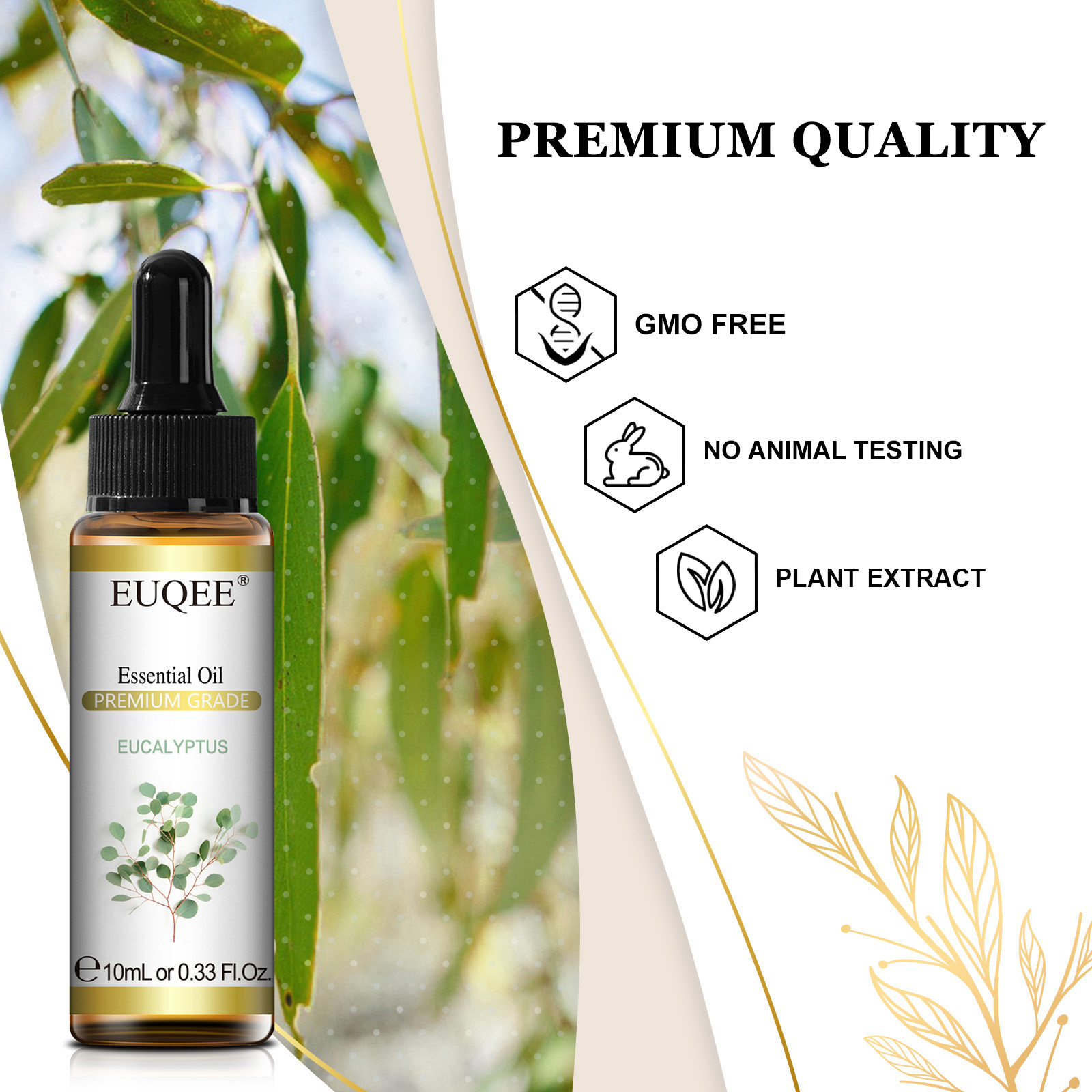 EUQEE 10ML 천연 에센셜 오일 유칼립투스 스피어 - Soap Making Essential Oils 리뷰 및 가격
