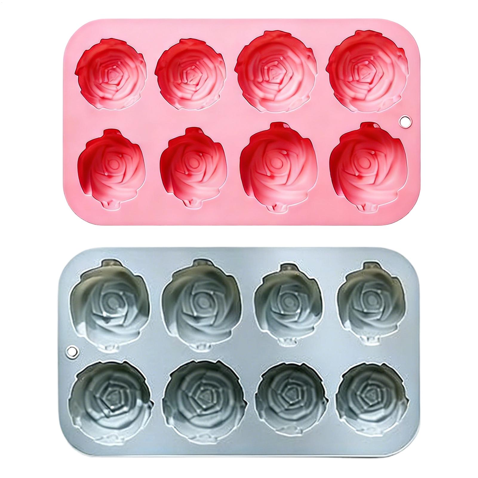 8구 장미꽃 실리콘 몰드 수제 비누 양초 실리콘 몰드  - Soap Making Home 리뷰 및 가격