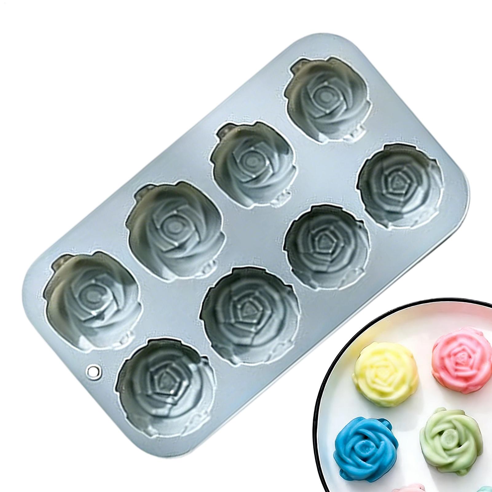 8구 장미꽃 실리콘 몰드 수제 비누 양초 실리콘 몰드  - Soap Making Home 리뷰 및 가격