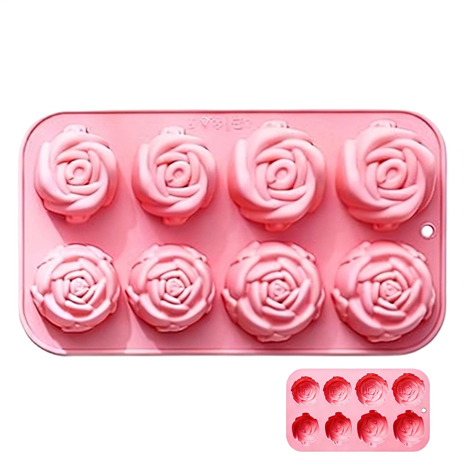 8구 장미꽃 실리콘 몰드 수제 비누 양초 실리콘 몰드  - Soap Making Home 리뷰 및 가격