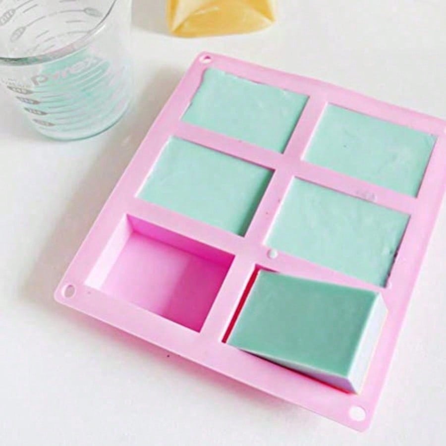 1-2팩 6구 DIY 실리콘 몰드, 핸드메이드 비누,  - Soap Making Organic 리뷰 및 가격