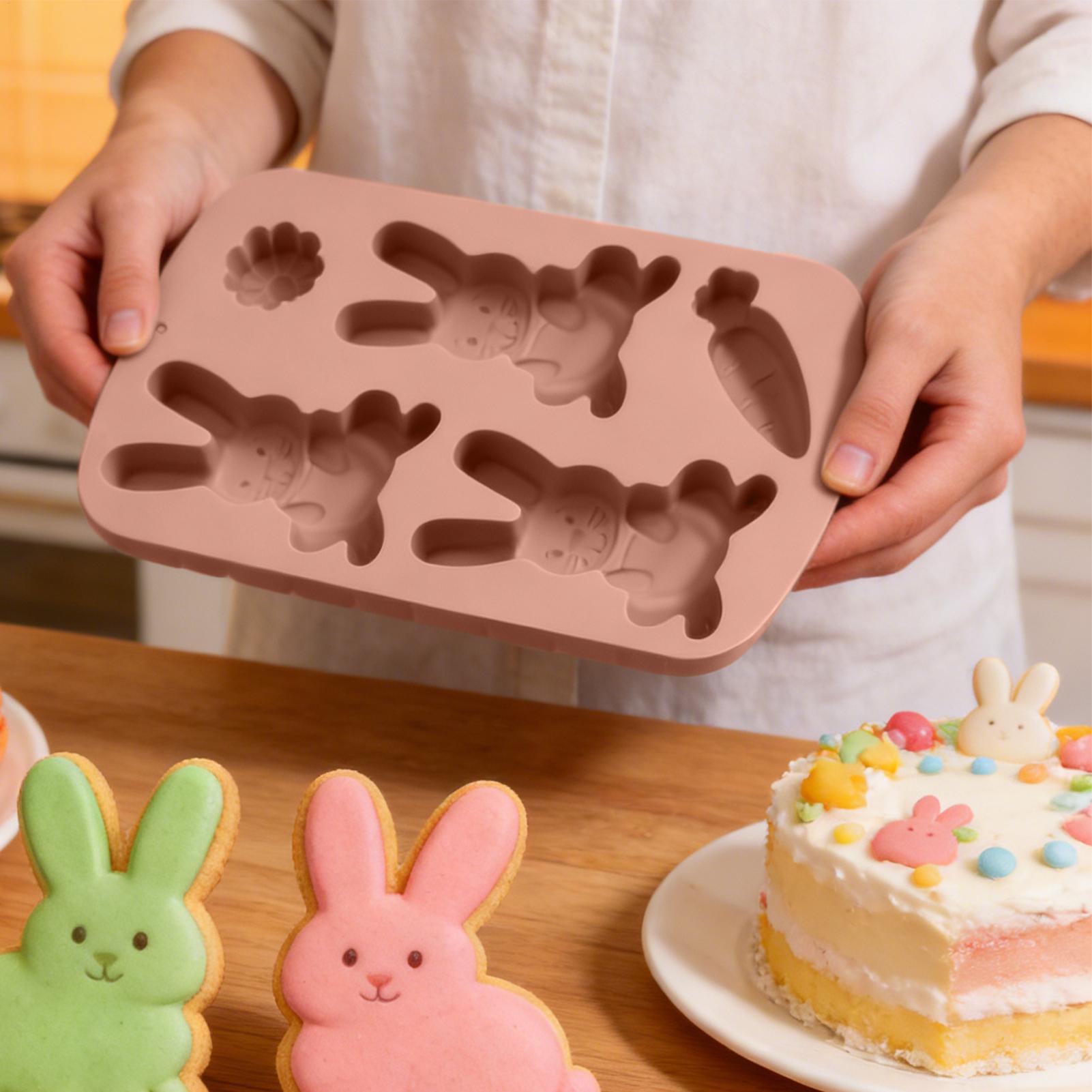 부활절 토끼 베이킹 몰드 논스틱 3D 토끼 모양 레진  - Soap Making Organic 리뷰 및 가격